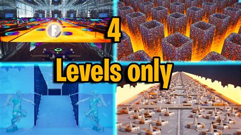 4 Level Deathrun 🥶 Impossible 8265 7102 3552 By Barba Fortnite Creative Map Code Fortnite Gg