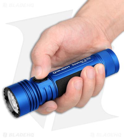 Olight Seeker 3 Pro Blue Flashlight 4200 Lumens Blade HQ