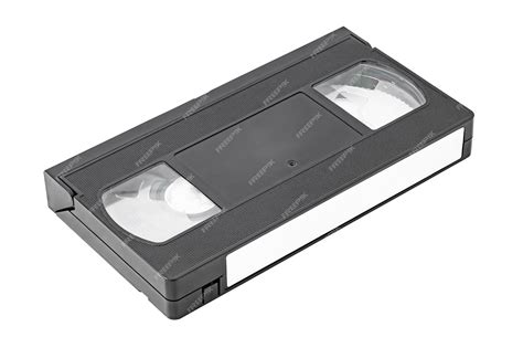 Premium Photo | Videocassette for video recorder isolated on white ...