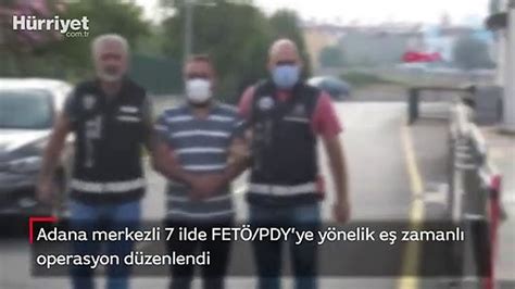 Adana merkezli 7 ilde FETÖ PDY operasyonu Dailymotion Video