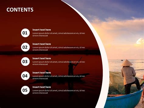 Powerpoint Template Free Download Fishermans Life