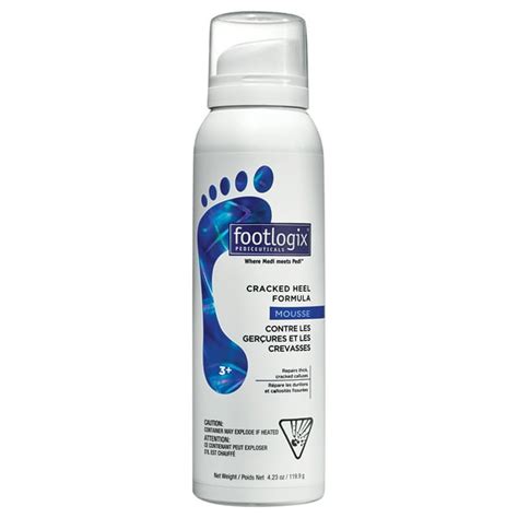 Footlogix Cracked Heel Formula Mousse 423 Oz Hydrating Foot Softener