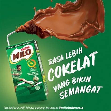 Contoh Iklan Milo Beserta Slogan Dan Gambar