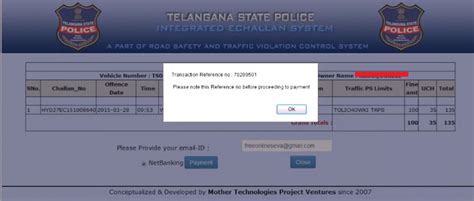 Hyderabad Traffic e challan | Status and Pay Traffic E-Challan Online | FREE ONLINE SEVA