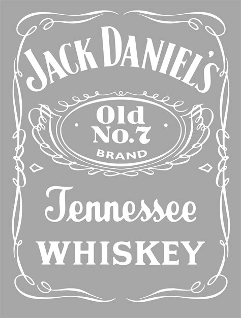 Jack Daniels Whiskey Label Template