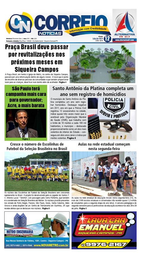 Correio Notícias Edição 1021 By Jornal Correio Notícias Issuu