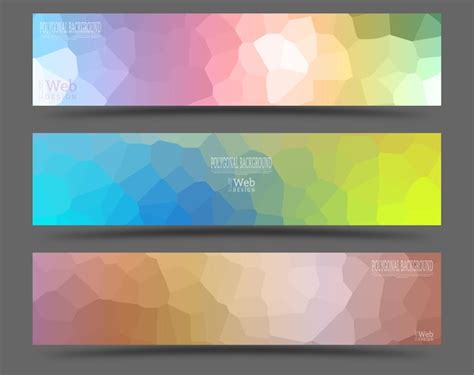 Premium Vector | Colored polygonal background design template for ...