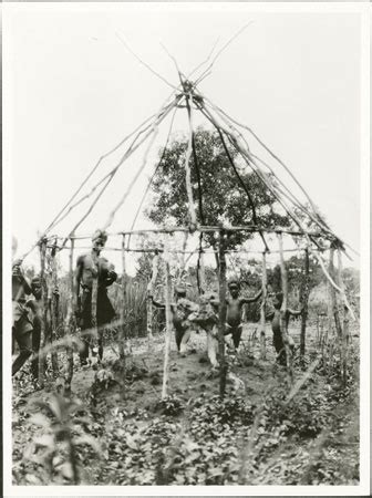 Zande Hut Construction From The Southern Sudan Project