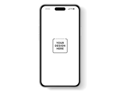 Premium Vector D Realistic High Quality Smartphone Mockup With