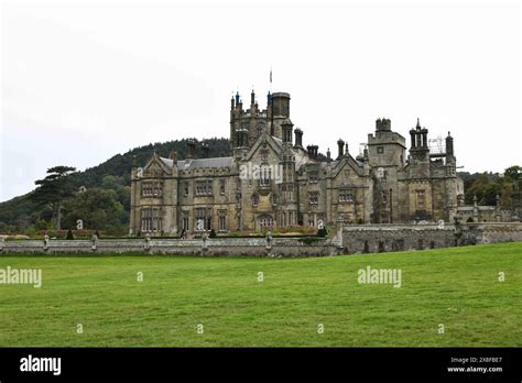 A General View Of Margam Park Castle At Margam Park In Neath Port