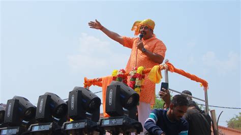 Bjp Tiger Mla Raja Singh Grand Entry Shri Ram Navami Shobhayatra