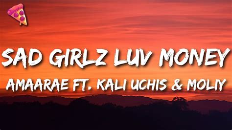 Amaarae Sad Girlz Luv Money Remix Lyrics Ft Kali Uchis Moliy