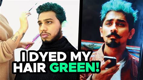 I Dyed My Hair Green Youtube