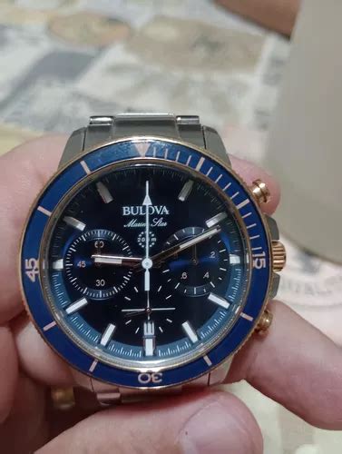 Rel Gio Bulova Marine Star Prata Inox Masculino Parcelamento Sem Juros