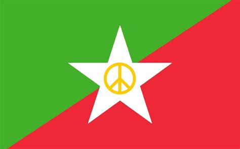 Flag For The Myanmar Rebels Rvexillology