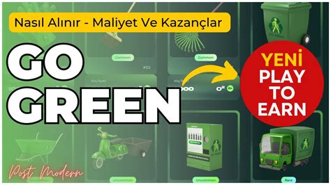 P Topla Para Kazan Clean To Earn Dao Go Green Nft Nasil Alinir