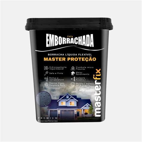 Tinta Emborrachada Borracha Líquida MasterFix 20KG PARADE REBOCO