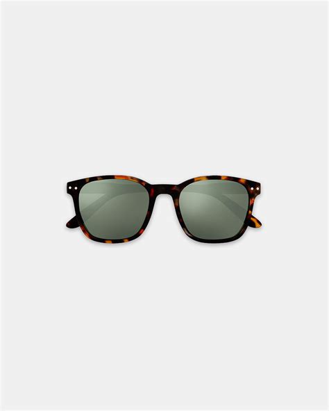 Tortoise Green Lenses Polarized Trendy Black Glasses Izipizi