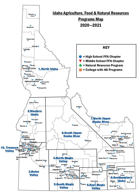 Districts — Idaho Ffa Association