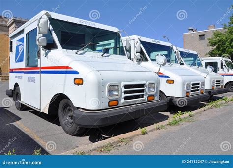 USPS Postal Vehicle Editorial Photography - Image: 24112247