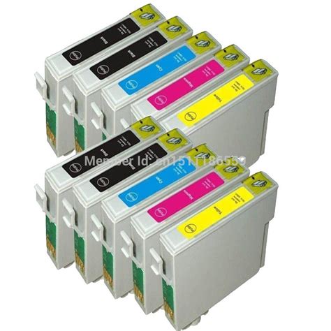 10 Ink T0711 T0714 Compatible Ink Cartridge For EPSON Stylus SX215