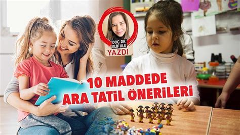 10 maddede ara tatil önerileri Eğitim Haberleri