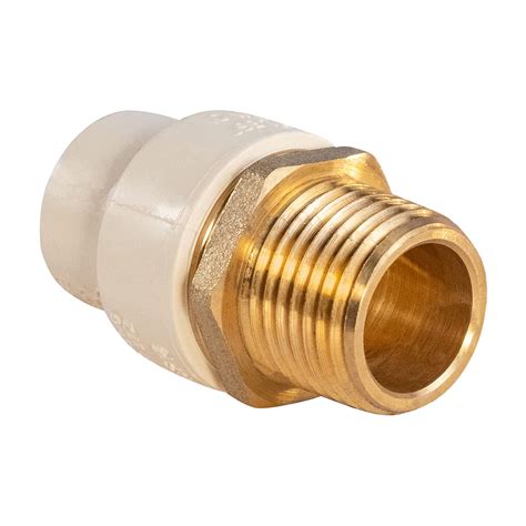 Everflow Supplies BRCPM034 NL 3 4 Adapter Fitting With A Brass Male