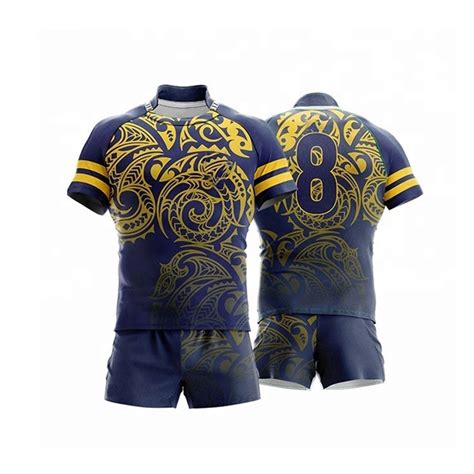 New Design Full Sublimation Printing Rugby Uniforms Garmeniu Sports