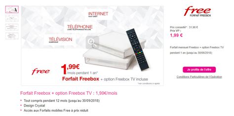 Vente Priv E Freebox Crystal Par Mois C Est Parti