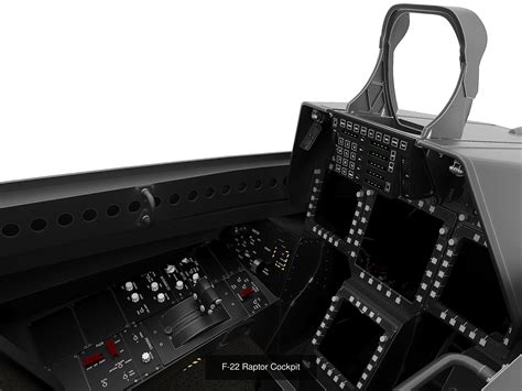 Fighter Cockpit Collection Vr Ar Low Poly Cgtrader