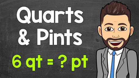 How Many Pints In A Quart Quarts To Pints And Pints To Quarts Youtube