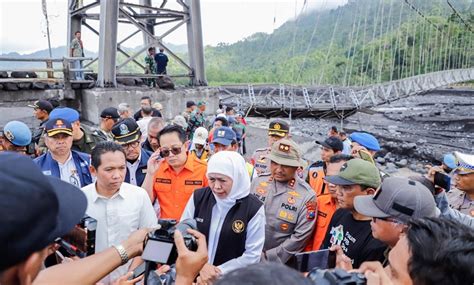 Pemprov Jatim Alokasikan Rp Miliar Untuk Perbaikan Jembatan Putus