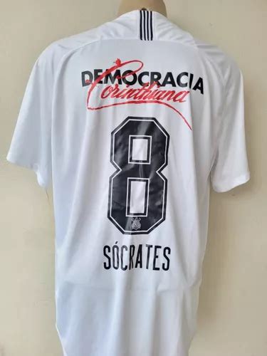 Camisa Corinthians Masculina Democracia Socrates 2018 2019