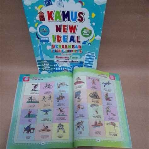 Jual Kamus New Ideal Bergambar Inggris Indonesia Dilengkapi Grammar