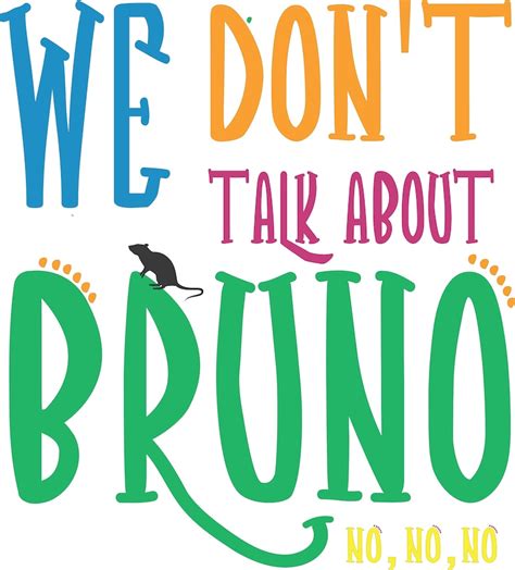 We Don T Talk About Bruno Svg Png Etsy Uk