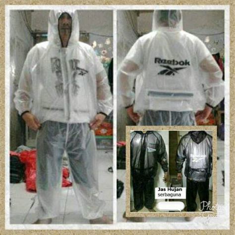 Jual Jas Hujan Reebok Adidas Multifungsi Sauna Suit Ukuran Jumbo Xxxl