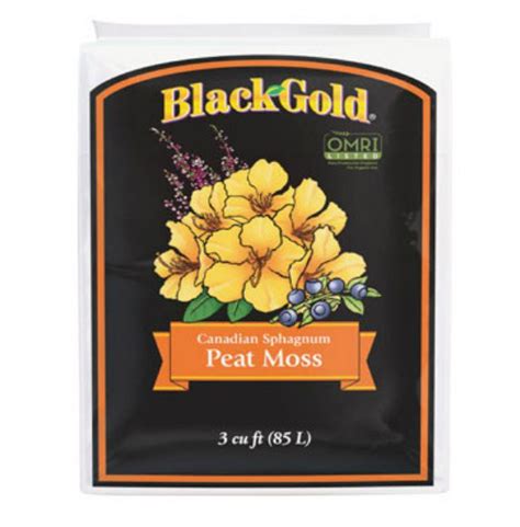 Black Gold 1110102cfc003p Sphagnum Peat Moss Bag 3 Cu Ft