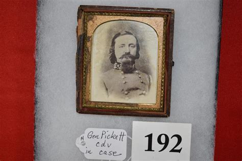 Lot - C.D.V. of General George Pickett of Pickett’s Charge