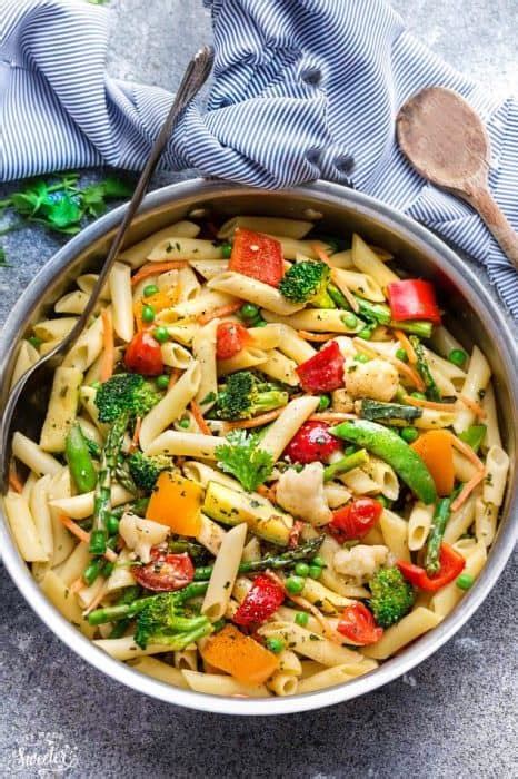 Easy Pasta Primavera Recipe Quick Pasta Dinner Idea