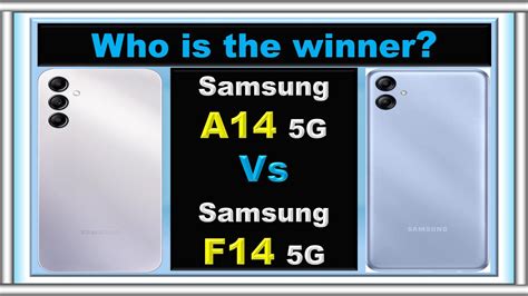 Samsung F14 5g Vs Samsung A14 5g Comparison Comparesmartphones1 Youtube