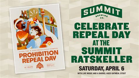 Celebrate Prohibition Repeal Day With Us Summit Brewing Company