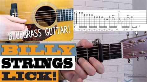 Billy Strings Lick Intermediate Bluegrass Guitar Lesson With Tab