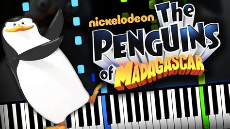 The Penguins Of Madagascar IntroOpening OST Theme SongPiano