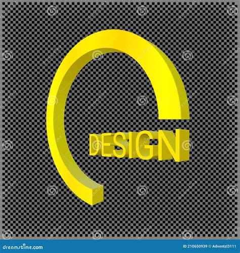 3d Logo Shape Design Stock Image Illustration Of File 210650939