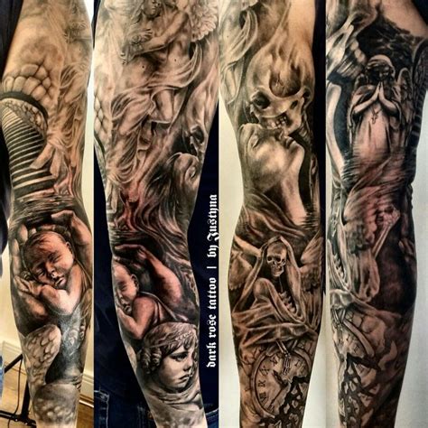 Pin by Clayton Hayes on Tattoo Sleeve Ideas | Heaven tattoos, Sleeve ...