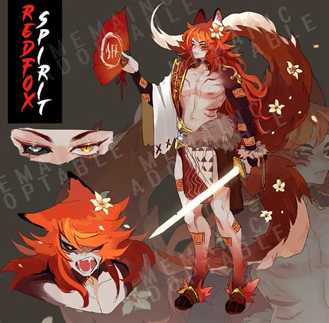 [AUCTION/CLOSED] RED FOX SPIRIT by Memainc on DeviantArt