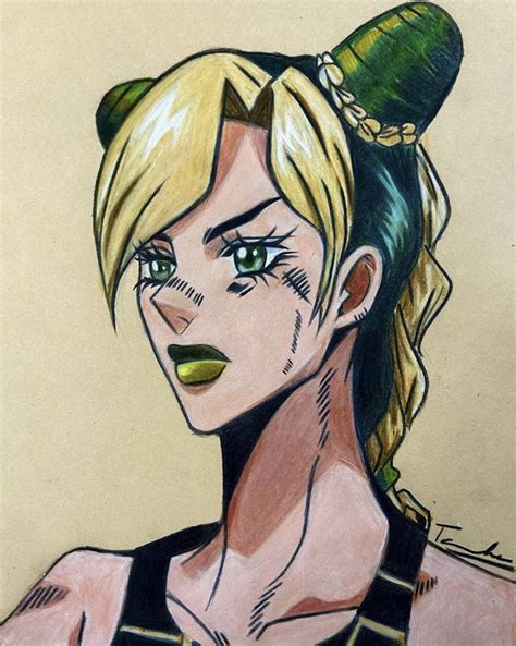 Jolyne Fanart By Me💚 Rstardustcrusaders