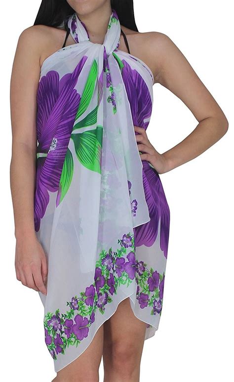 Sarong Bathing Suit Pareo Wrap Bikini Cover Ups Womens Chiffon Swimsuit