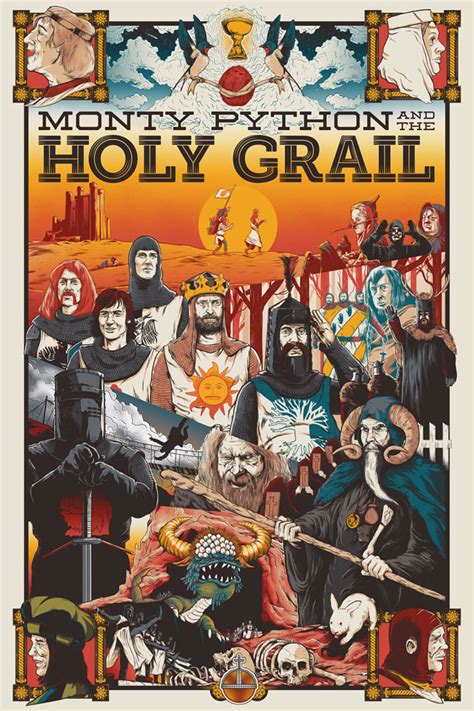 Monty Python and the Holy Grail movie poster by NikobyArt on DeviantArt