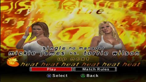 WWE SmackDown Vs Raw 2007 Mickie James Vs Torrie Wilson YouTube